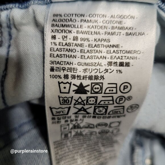 Levi's Jeans 14 Mid Rise Skinny Medium Light Wash Stretch Country Girl Western - Picture 6 of 14